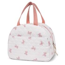 Lonchera para Mujeres, Bolsa Térmica Acolchada Linda, Lonchera Reutilizable Aislada, Bolsa Refrigerante de Gran Capacidad con Compartimentos para Trabajo, Picnics o Viajes