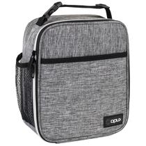 Lonchera premium aislada Opux para niños y adultos gris claro