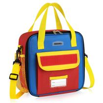 Lonchera táctica REDSHELL para niños aislada de 5.5L con correa rojo azul Lonchera táctica REDSHELL para niños aislada de 5.5L con correa rojo azul