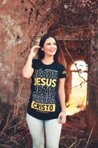Long Feminina Jésus, Jesus, Jezis Preta P Long Feminina Jésus, Jesus, Jezis Preta P