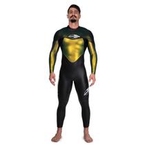 Long John Manga Longa 5-3-1MM Masculino Chameleon Mormaii Cor:Preto VerdeTamanho:MGGenero:Masculino