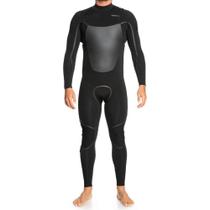 Long John Quiksilver Manga Longa 3/2 Marathon Sessions Chest Zip Preto