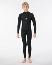 Long John Rip Curl Freelite 3.2mm Back Zip Juv Black Neoprene E3 Selado