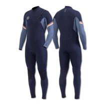 Long John Vissla 7 Seas Raditude 3-2 Full Chest Zip Azul