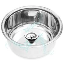 Longa Vida Útil Cuba Inox 304 Anticorrosão 30x15cm