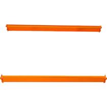 Longarina Para Estante Porta-palete, 120 cm x 9 cm, em Chapa de Aço, Capac. 250 Kgf, Laranja, 40373 Presto