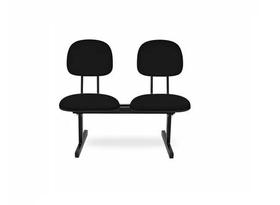 Longarina Secretária Polo 2 Lugares