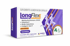LongFlex OptiMSM Vitamina C Colágeno Tipo II 60 Caps LongFlex OptiMSM Vitamina C Colágeno Tipo II 60 Caps