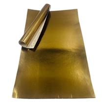 Lonita Dourada 40x24cm 1un Manta Napa Artesanato Laço Chinelo