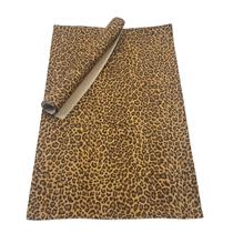Lonita Leopardo Pele Animal 40x24cm 1un Manta Artesanato Laço Chinelo