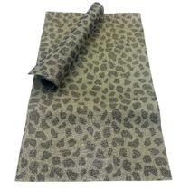 Lonita Onça Cinza Glitter 40x24cm 1un Manta Artesanato Laço Chinelo