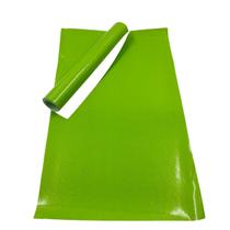 Lonita Verde Limão Glitter 40x24cm 1un Manta Artesanato Laço Chinelo