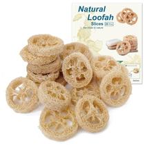Loofah Slices para fazer sabão, pacote com 20 esponjas Luffa orgânicas