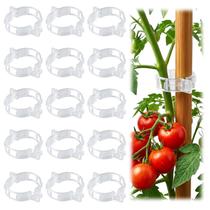 LOOHOI 100 clipes plásticos para suporte de tomate e trepadeiras LOOHOI 100 clipes plásticos para suporte de tomate e trepadeiras