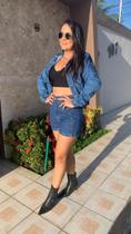 Look jeans, short TAM p,m,g, jaqueta TAM p, Cropped TAM p, dona da moda Look jeans, short TAM p,m,g, jaqueta TAM p, Cropped TAM p, dona da moda