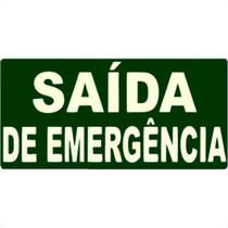 Look Placa Sinal.15X25 Lum.Saida Emerg Look Placa Sinal.15X25 Lum.Saida Emerg