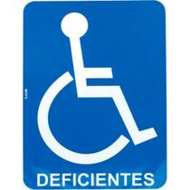 Look Placa Sinalizacao 15X20 Deficiente Look Placa Sinalizacao 15X20 Deficiente