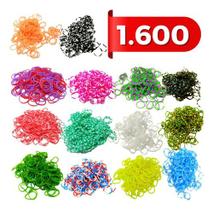 Loom Bands 2000 Elásticos Clips Pulseira Cores Sortidas