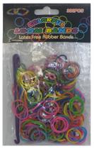 Loom Bands Colorful Mix, 300 faixas x 12 pacotes - 3600 faixas