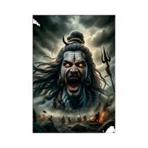 Lord Shiva M-Mahadev Anime Poster HD Qualidade Retro Arte De Parede Decoração De Quarto Kawaii