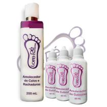 Lore Pé Amolece Calos 1uni + Amolecedor De Cuticulas 3uni