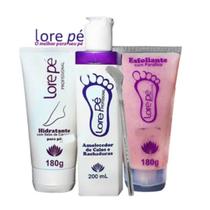 Lore Pé Amolece Calos E Rachaduras Kit C3 Seu Pé Novo Sj