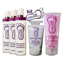 Lore Pé Amolecedor Calos 3 + 1 Hidratante + 1 Esfoliante Bom Lore Pé Amolecedor Calos 3 + 1 Hidratante + 1 Esfoliante Bom