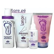 Lore Pé Amolecedor Calos E Rachaduras Kit Podologa Unha