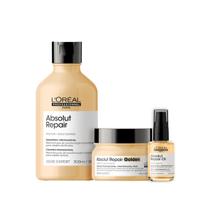 Loreal Abs Repair Gold Sh 300ml + Masc Light 250ml + Oleo 30ml Loreal Abs Repair Gold Sh 300ml + Masc Light 250ml + Oleo 30ml