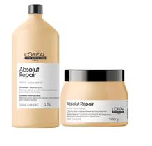 LOréal Absolut Repair Gold Shampoo 1500ML + Mascara 500GR