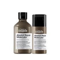 Loreal Absolut Repair Molecular Sh 300ml + Leave-in 100ml Loreal Absolut Repair Molecular Sh 300ml + Leave-in 100ml