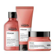 Loreal Inforcer Sh 300ml + Cond 200ml + Masc 250ml