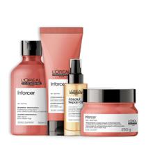 Loreal Inforcer Sh 300ml + Cond 200ml + Masc 250ml + Oleo 90ml