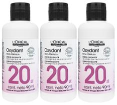 Loreal Kit 3 Água Oxigenada 20 Vol. 90 ml Loreal Kit 3 Água Oxigenada 20 Vol. 90 ml