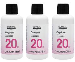 Loreal Kit c/3 Água Oxigenada 20 Volumes 75 ml