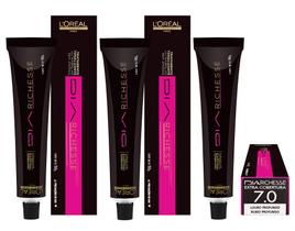 Loreal Kit c/3 Dia Richesse Tonalizante 7.0 Louro Profundo 50g - Loreal Professionnel