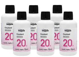 Loreal Kit c/6 Água Oxigenada 20 Volumes 75 ml