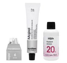 Loreal Kit Coloração Majirel 6 Louro Escuro 50g + 1 Água Oxigenada 20v 75ml Loreal Kit Coloração Majirel 6 Louro Escuro 50g + 1 Água Oxigenada 20v 75ml