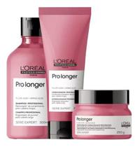 Loréal Kit Pro Longer Sh 300ml + Cond 200ml + Masc 250gr