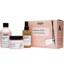 Loreal Kit Trio Vitamino Color Sh+Máscara+Absolute Repair Oil 10in1 - L'Oréal Professionnel