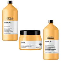 Loreal Nutrioil Profissional Shampoo Condicionador E Máscara Loreal Nutrioil Profissional Shampoo Condicionador E Máscara