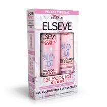 Loréal Paris Elseve Glycolic Gloss Shampoo 375ml + Condicionador 170ml - Kit