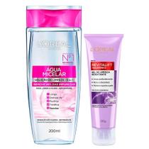 LOréal Paris Kit - Água Micelar + Gel de Limpeza Anti-idade