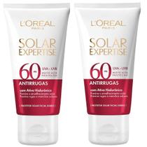 LOréal Paris Kit com 2 Unidades - Protetor Solar Facial Solar Expertise Antirrugas FPS60 - 40g LOréal Paris Kit com 2 Unidades - Protetor Solar Facial Solar Expertise Antirrugas FPS60 - 40g
