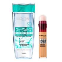 LOréal Paris + Maybelline Kit - Água Micelar Efeito Matte + Corretivo Líquido Caramel - L'Oréal Paris LOréal Paris + Maybelline Kit - Água Micelar Efeito Matte + Corretivo Líquido Caramel - L'Oréal Paris