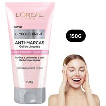 Loreal Paris Novo Gel de Limpeza Glycolic Bright Anti-Marcas Purifica Uniformiza Acido Glicolico Niacinamida Loreal Paris Novo Gel de Limpeza Glycolic Bright Anti-Marcas Purifica Uniformiza Acido Glicolico Niacinamida