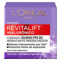 Loreal Paris Revitalift Hialurônico Diurno Fps20 49G Loreal Paris Revitalift Hialurônico Diurno Fps20 49G