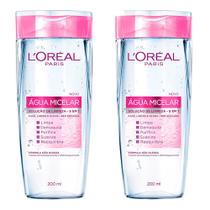 LOréal Paris Solução de Limpeza Kit - 2 Água Micelar 5 em 1 - L'Oréal Paris