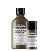 LOréal Professionnel Absolut Repair Molecular Kit Shampoo 300ml e Máscara Leave-in 100ml LOréal Professionnel Absolut Repair Molecular Kit Shampoo 300ml e Máscara Leave-in 100ml