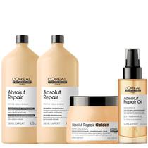 LOreal Professionnel Absolut Repair Salon Golden Quarteto 4 Produtos